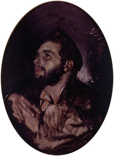 Portrait of D. Agustin Domingo, Brother of the Author by Francisco Domingo Marqués